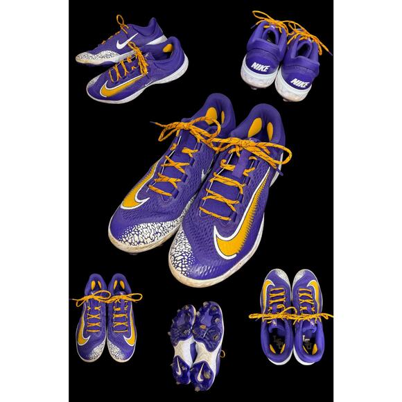 LSU Player-Issued Cleats – Size 14 – Very Rare – 2025 National Championship Team - Picture 1 of 5
